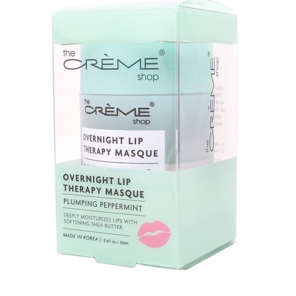 The Crème Shop Overnight Lip Therapy Collagen + Mint
